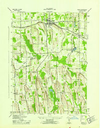 Sodus 1943 topographic map thumbnail