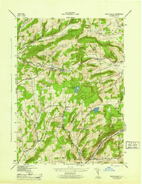 South Valley 1945 topographic map thumbnail