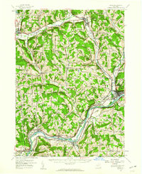 Owego 1956 topographic map thumbnail