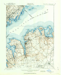 Oyster Bay 1897 topographic map thumbnail