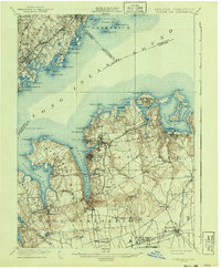 Oyster Bay 1900 topographic map thumbnail