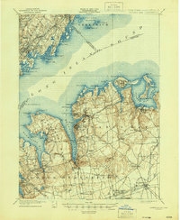 Oyster Bay 1900 topographic map thumbnail