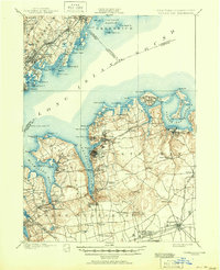 Oyster Bay 1900 topographic map thumbnail
