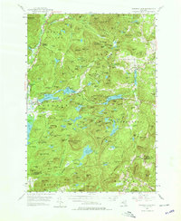 Paradox Lake 1953 topographic map thumbnail