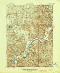 Randolph 1923 topographic map thumbnail