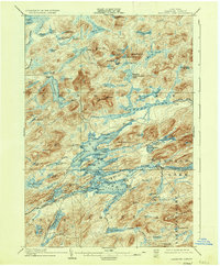 Raquette Lake 1903 topographic map thumbnail
