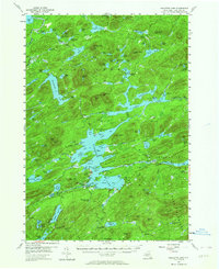 Raquette Lake 1954 topographic map thumbnail