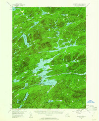 Raquette Lake 1954 topographic map thumbnail