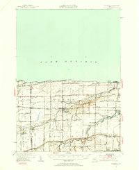 Ridgeway 1950 topographic map thumbnail