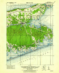 Riverhead 1943 topographic map preview