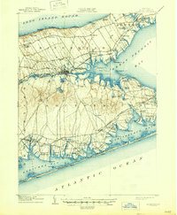 Riverhead 1904 topographic map preview
