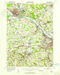 Rome 1947 topographic map thumbnail