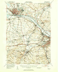 Rome 1947 topographic map thumbnail