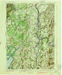 Schuylerville 1940 topographic map thumbnail