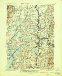 Schuylerville 1940 topographic map thumbnail