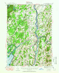 Schuylerville 1947 topographic map thumbnail