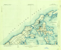 Shelter Island topographic map thumbnail