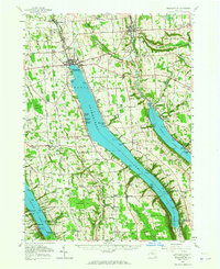 Skaneateles 1955 topographic map thumbnail