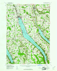 Skaneateles 1955 topographic map thumbnail