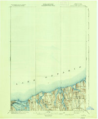 Sodus Bay topographic map thumbnail