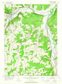 Addison 1953 topographic map thumbnail