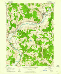 Afton 1957 topographic map thumbnail