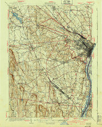 Albany 1927 topographic map thumbnail