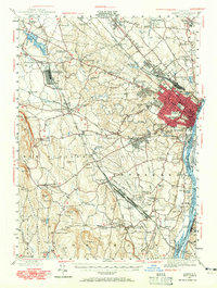 Albany 1947 topographic map thumbnail