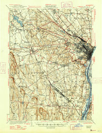 Albany 1927 topographic map thumbnail