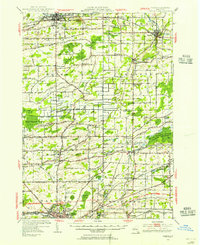 Albion 1950 topographic map thumbnail