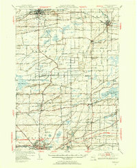 Albion 1950 topographic map thumbnail