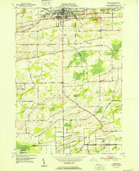 Albion 1952 topographic map thumbnail