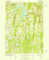 Alcove 1953 topographic map thumbnail