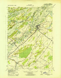 Alexandria Bay 1943 topographic map thumbnail