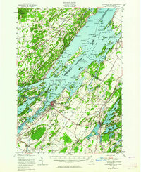 Alexandria Bay 1948 topographic map thumbnail