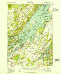 Alexandria Bay 1948 topographic map thumbnail