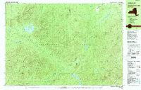 Ampersand Lake 1978 topographic map thumbnail