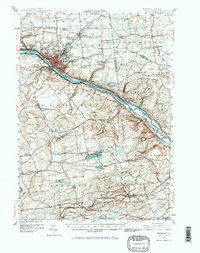Amsterdam 1947 topographic map thumbnail