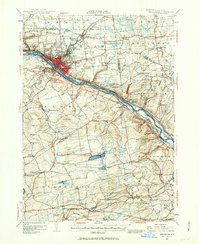Amsterdam 1947 topographic map thumbnail