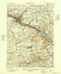 Amsterdam 1949 topographic map thumbnail