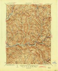 Andes 1924 topographic map thumbnail