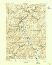 Angelica 1906 topographic map thumbnail