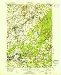 Antwerp 1949 topographic map thumbnail