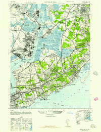 Arthur Kill 1947 topographic map thumbnail