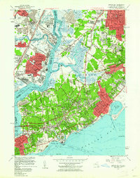 Arthur Kill 1955 topographic map thumbnail