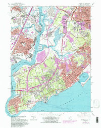Arthur Kill 1966 topographic map thumbnail