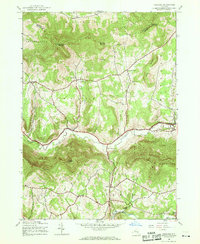 Ashland 1945 topographic map thumbnail
