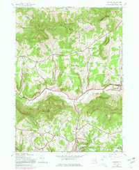 Ashland 1945 topographic map thumbnail