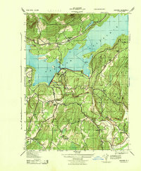 Ashokan 1943 topographic map thumbnail