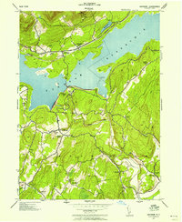 Ashokan 1942 topographic map thumbnail